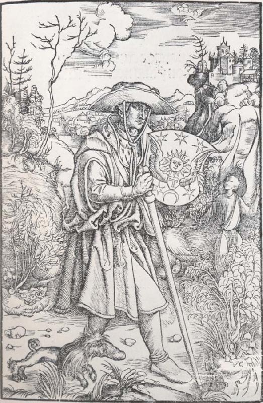 Albrecht Durer Jean Charlier de gerson as a pligrim